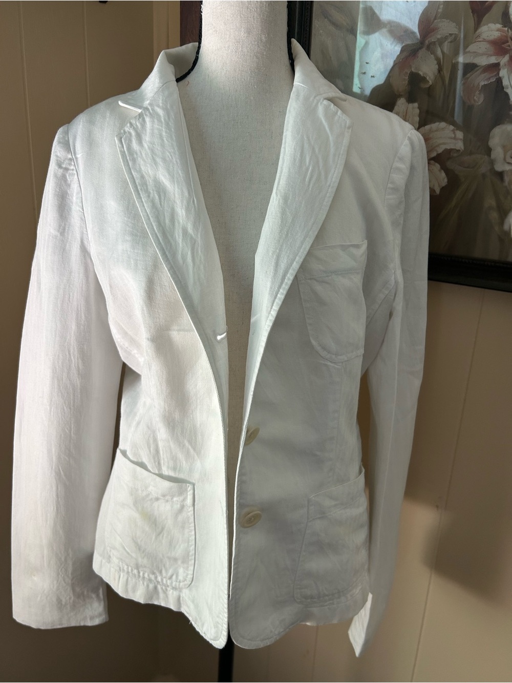Raph Lauren  White Women's Blazer Jacket